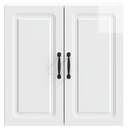 Wall-Mounted Cabinet High Gloss White 59 x 31 x 60 cm