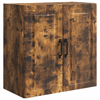 Wall-Mounted Cabinet 59 x 31 x 60 cm Engineered Wood Smoked Oak
