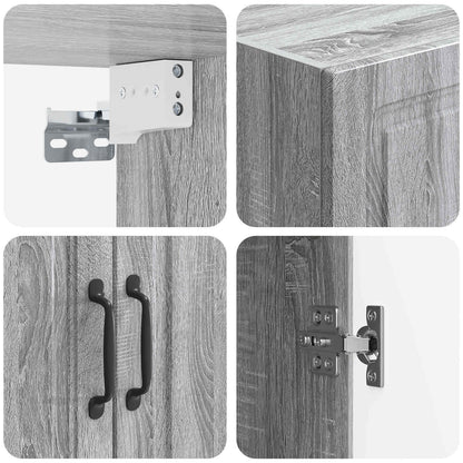 Wall-Mounted Cabinet Grey Sonoma 59 x 31 x 60 cm