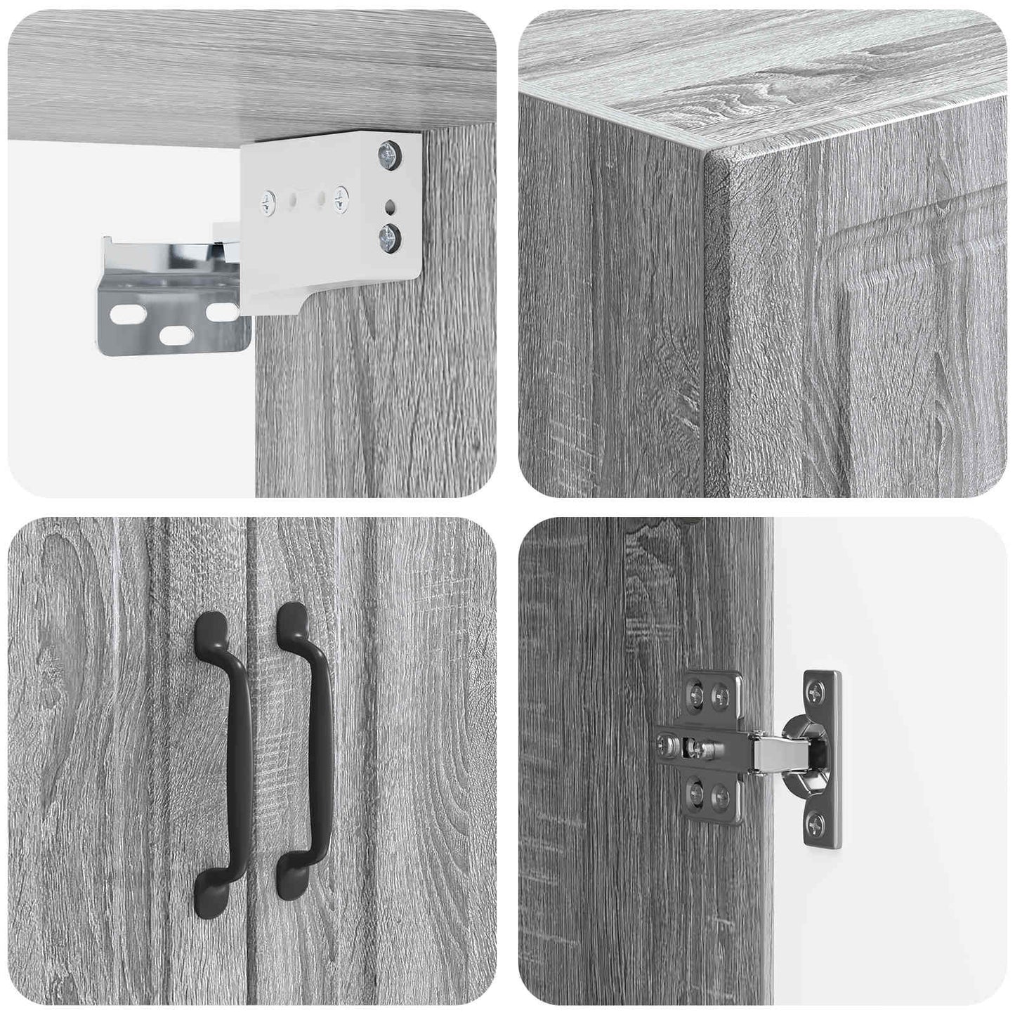 Wall-Mounted Cabinet 59 x 31 x 60 cm Engineered Wood