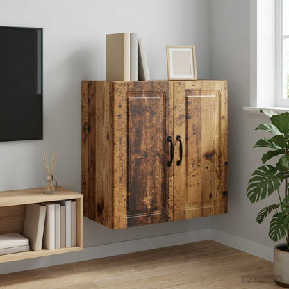 Wall-Mounted Cabinet 59 x 31 x 60 cm Engineered Wood Old Wood