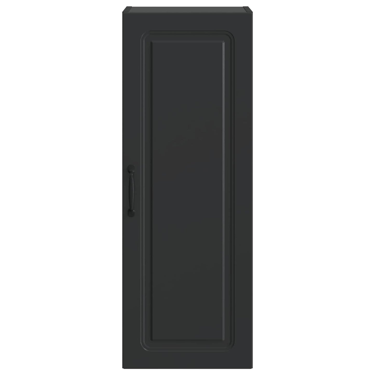 Wall-Mounted Cabinet 33 x 34.5 x 90 cm Engineered Wood Black