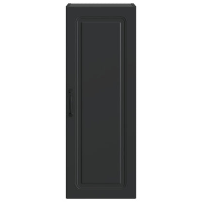 Wall-Mounted Cabinet 33 x 34.5 x 90 cm Engineered Wood Black