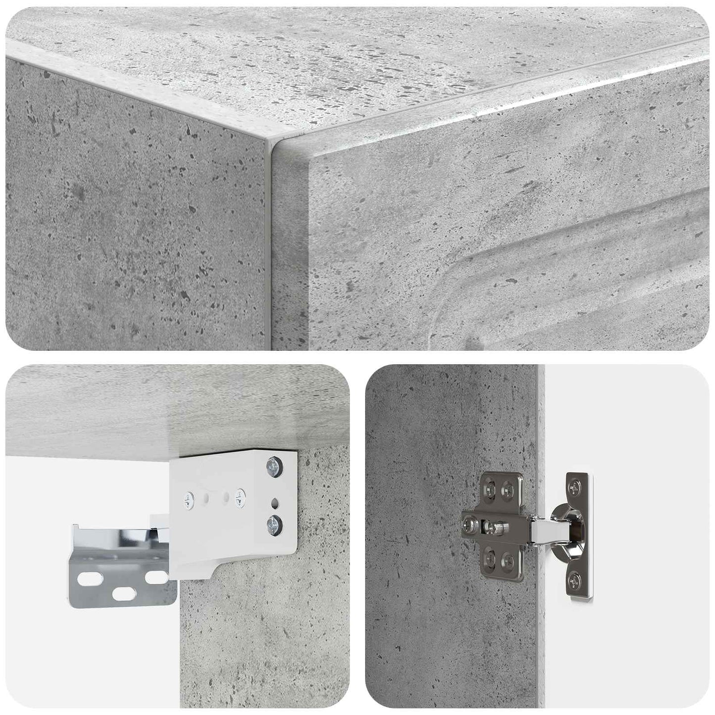 Wall-Mounted Cabinet 33 x 34.5 x 90 cm Engineered Wood