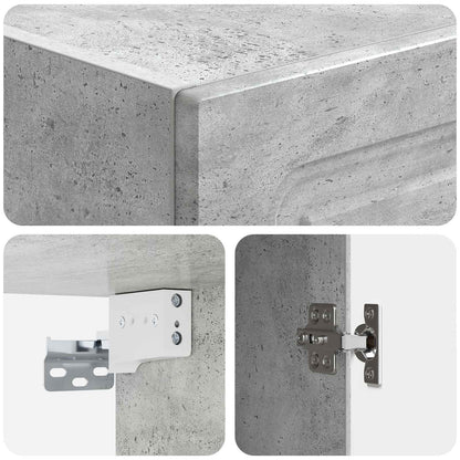 Wall-Mounted Cabinet 33 x 34.5 x 90 cm Engineered Wood
