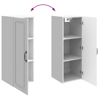 Wall-Mounted Cabinet High Gloss White 33 x 34.5 x 90 cm