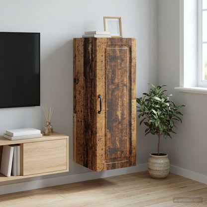 Wall-Mounted Cabinet 33 x 34.5 x 90 cm Engineered Wood Old Wood