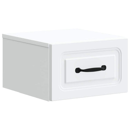 Wall-Mounted Bedside Cabinet 2 pcs White 34.5 x 33 x 20 cm