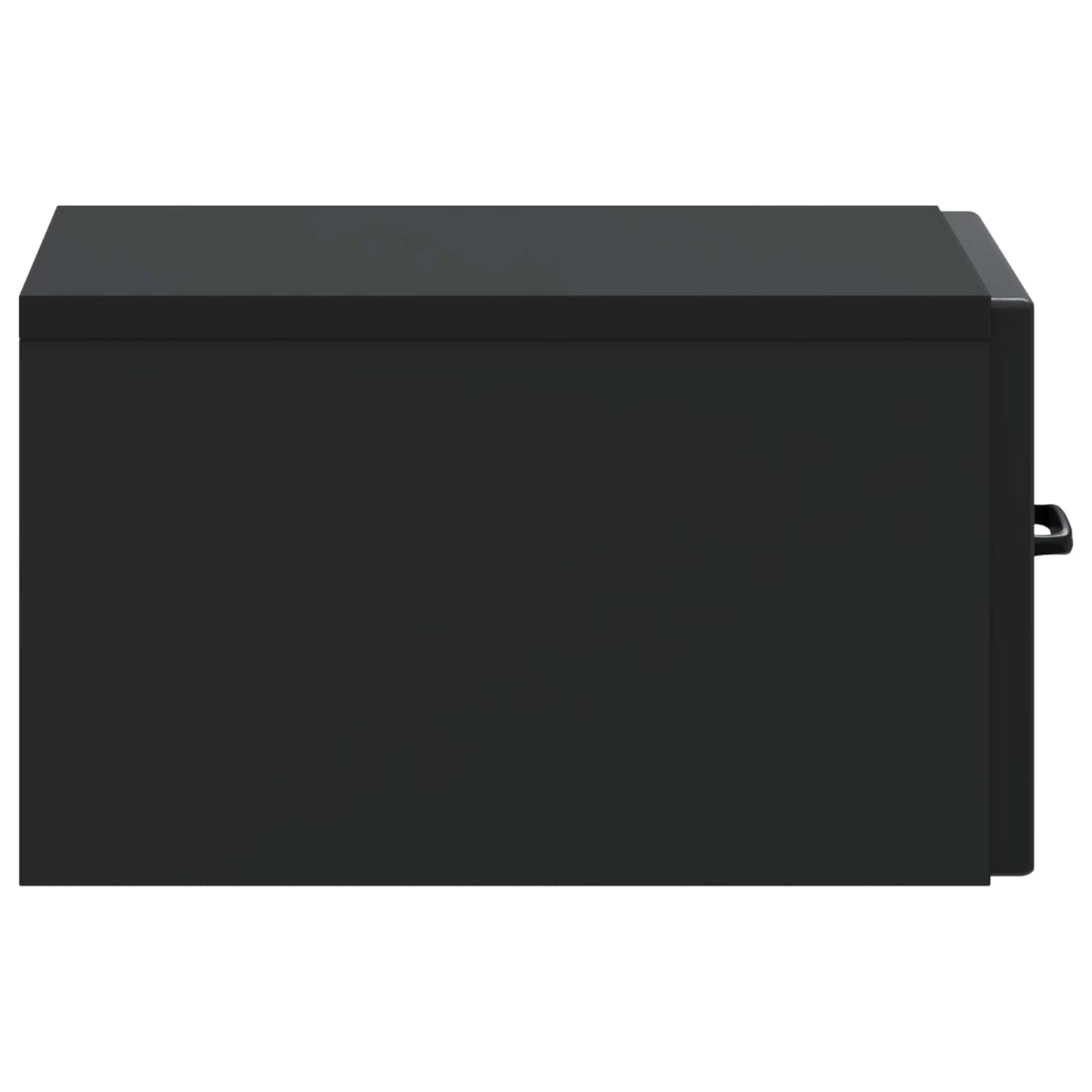 Wall-Mounted Bedside Cabinet Black 34.5 x 33 x 20 cm