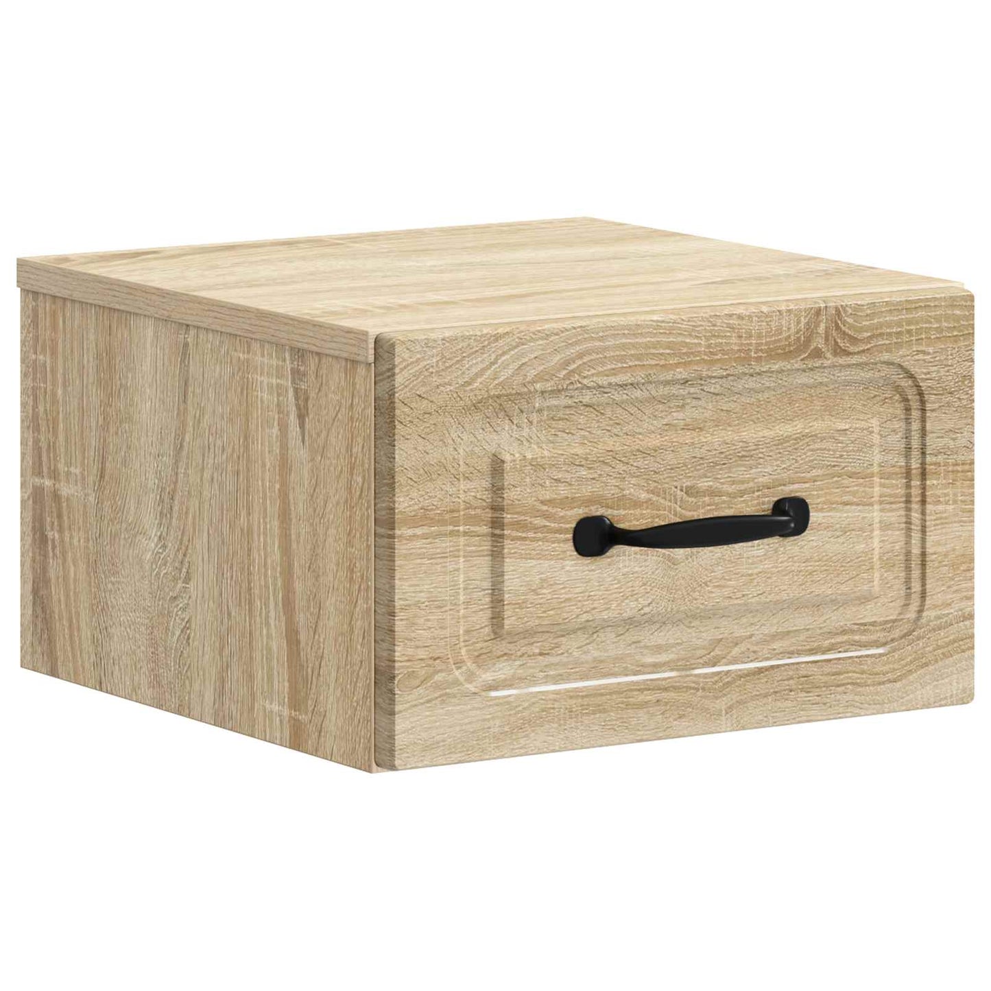 Wall-Mounted Bedside Cabinet 2 pcs Sonoma Oak 34.5 x 33 x 20 cm