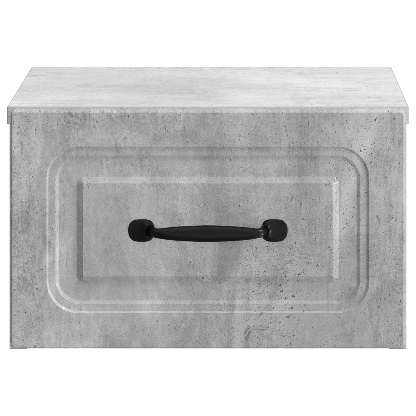 Wall-Mounted Bedside Cabinet Concrete Grey 34.5 x 33 x 20 cm