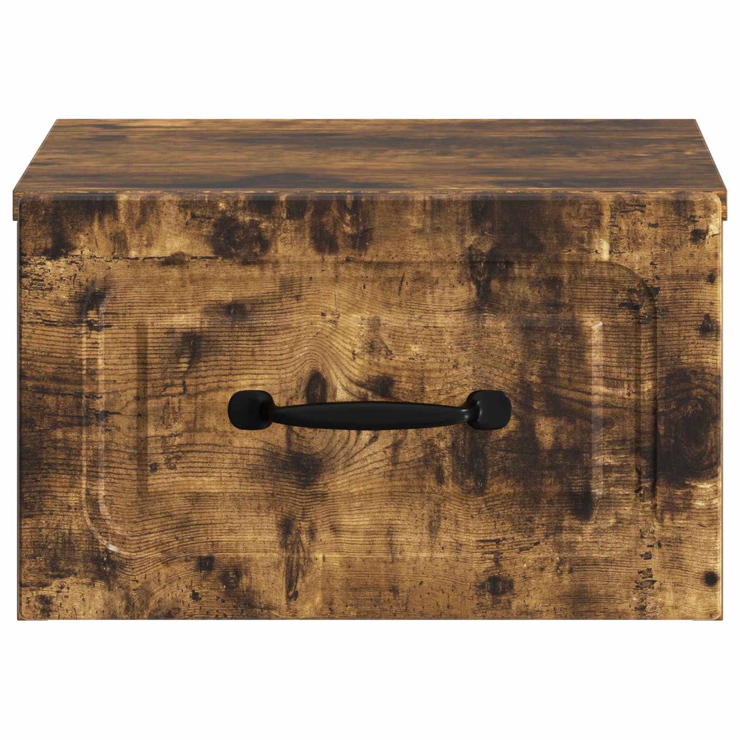 Wall-Mounted Bedside Cabinet 2 pcs Smoked Oak 34.5 x 33 x 20 cm