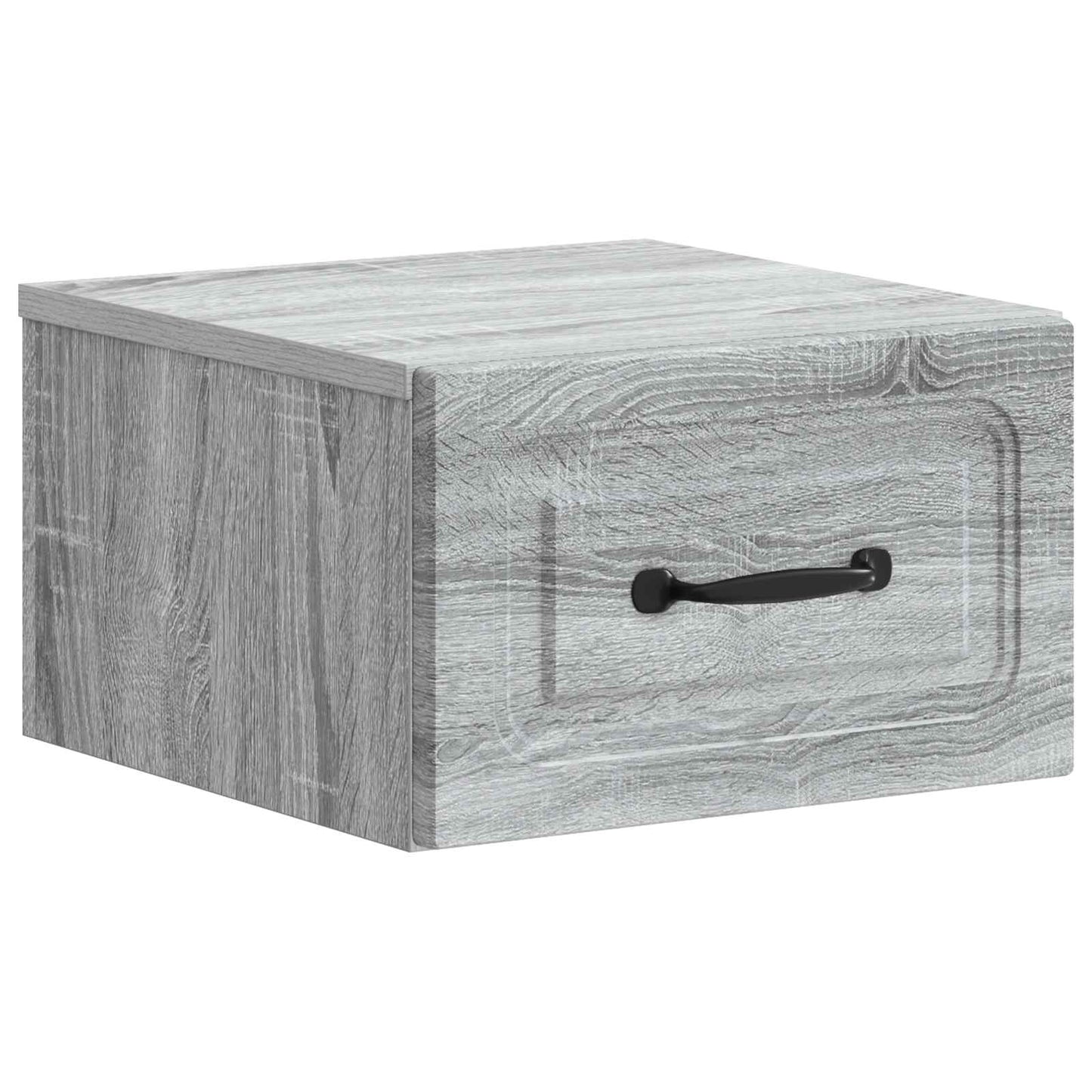 Wall-Mounted Bedside Cabinet 2 pcs Grey Sonoma