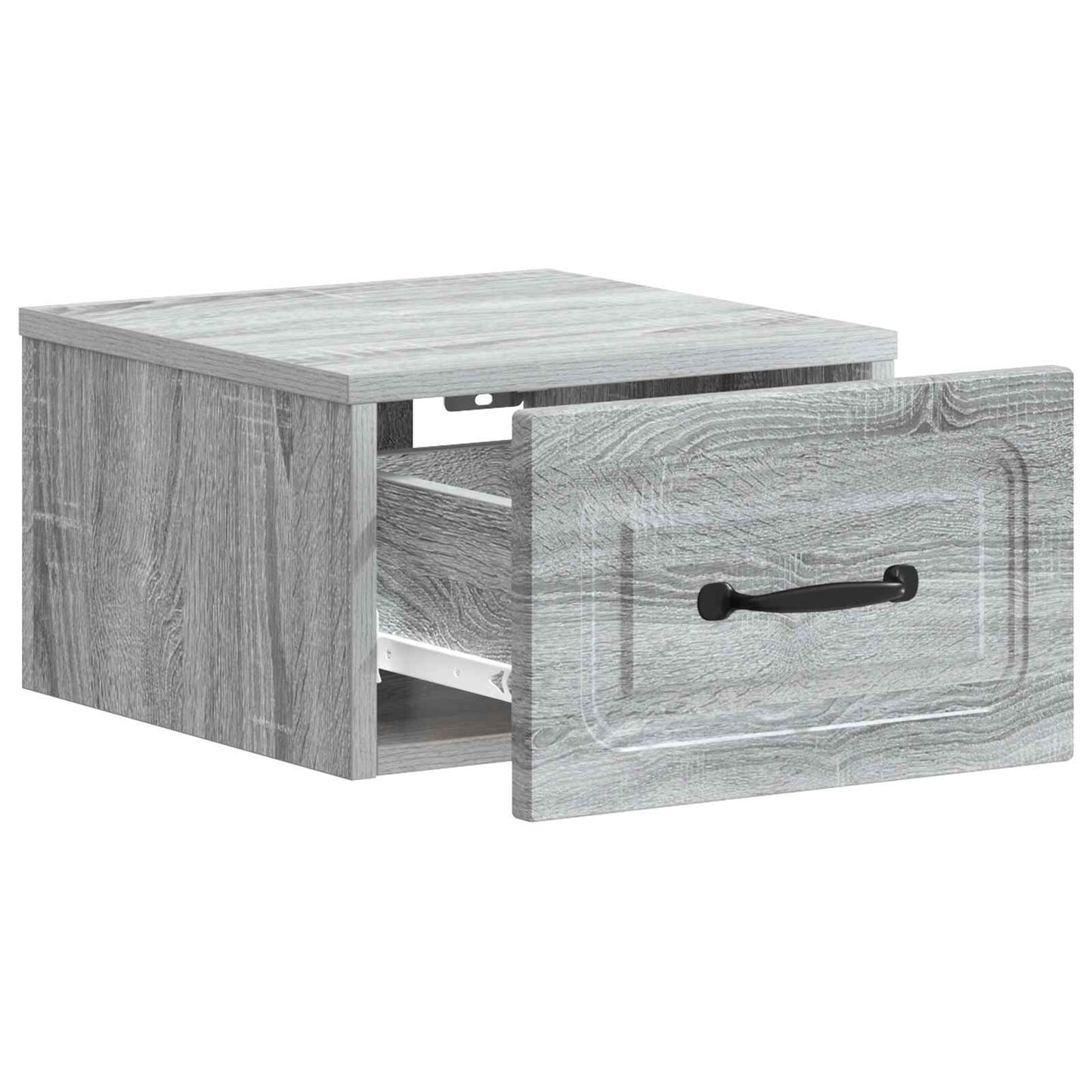 Wall-Mounted Bedside Cabinet 2 pcs Grey Sonoma