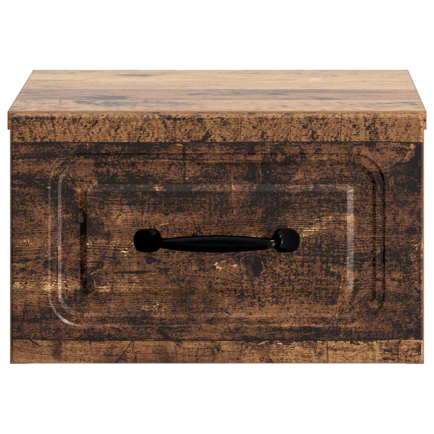 Wall-Mounted Bedside Cabinet Old Wood 34.5 x 33 x 20 cm
