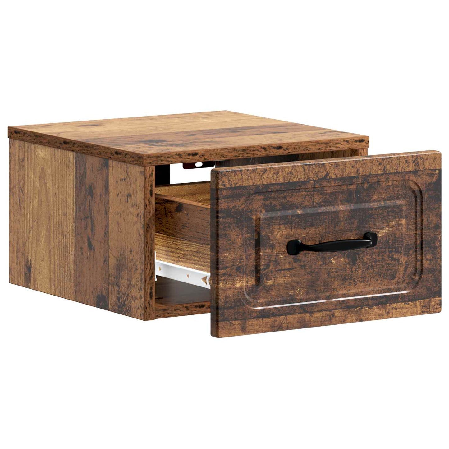 Wall-Mounted Bedside Cabinet 2 pcs Old Wood 34.5 x 33 x 20 cm
