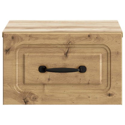 Wall-Mounted Bedside Cabinet Artisan Oak 34.5 x 33 x 20 cm