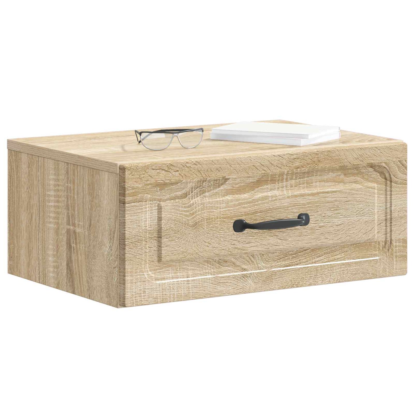 Wall-Mounted Bedside Cabinet 2 pcs Sonoma Oak 49 x 34.5 x 20 cm
