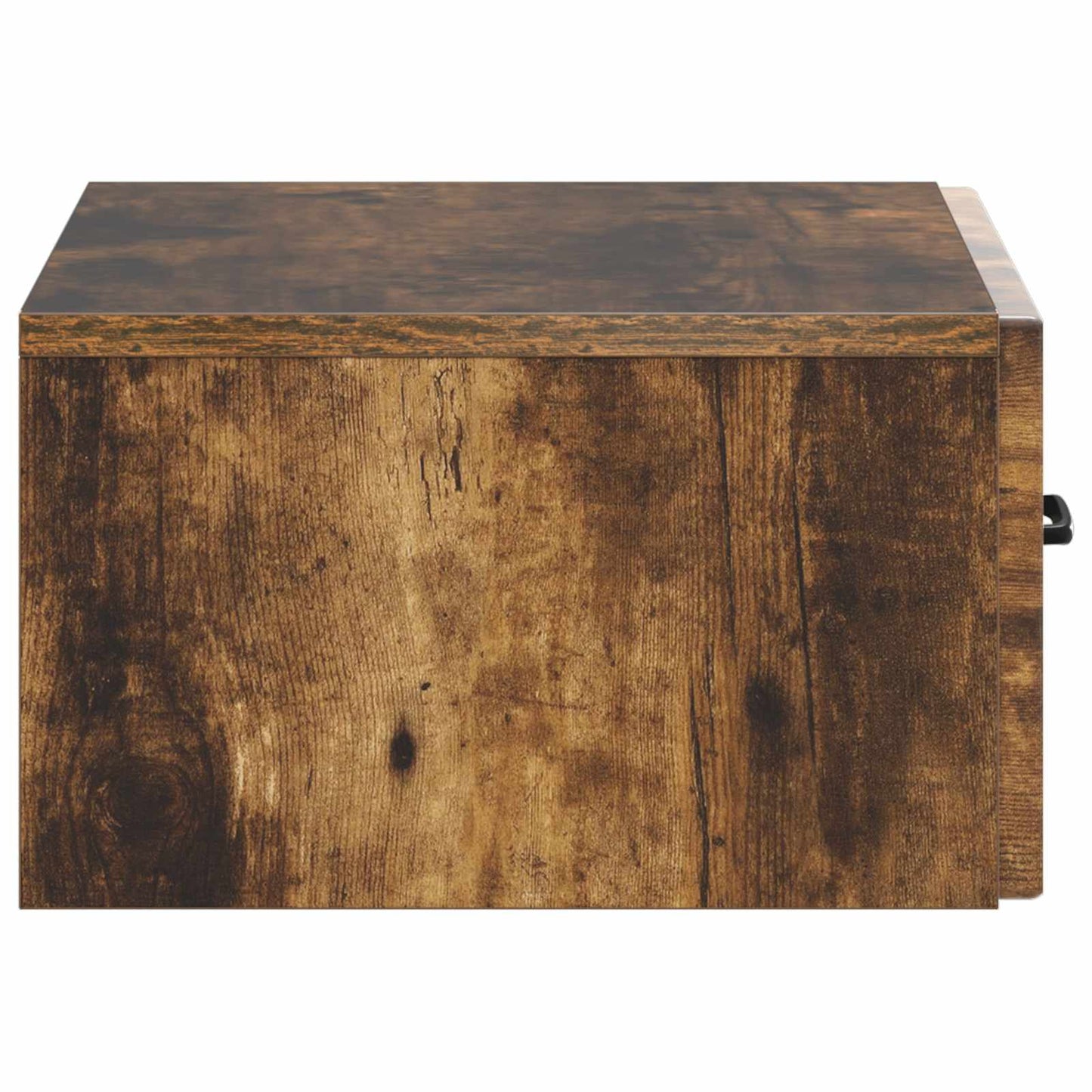Wall-Mounted Bedside Cabinet Smoked Oak 49 x 34.5 x 20 cm