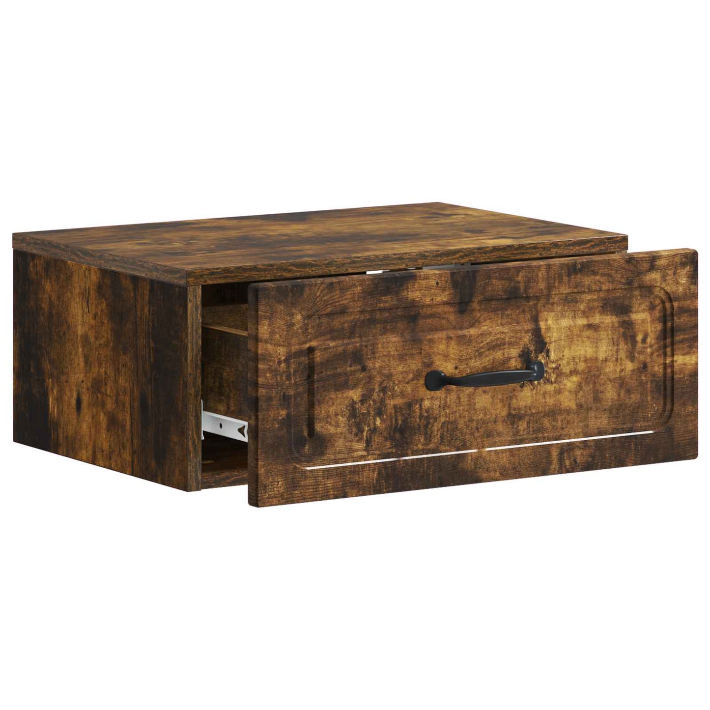 Wall-Mounted Bedside Cabinet 2 pcs Smoked Oak 49 x 34.5 x 20 cm