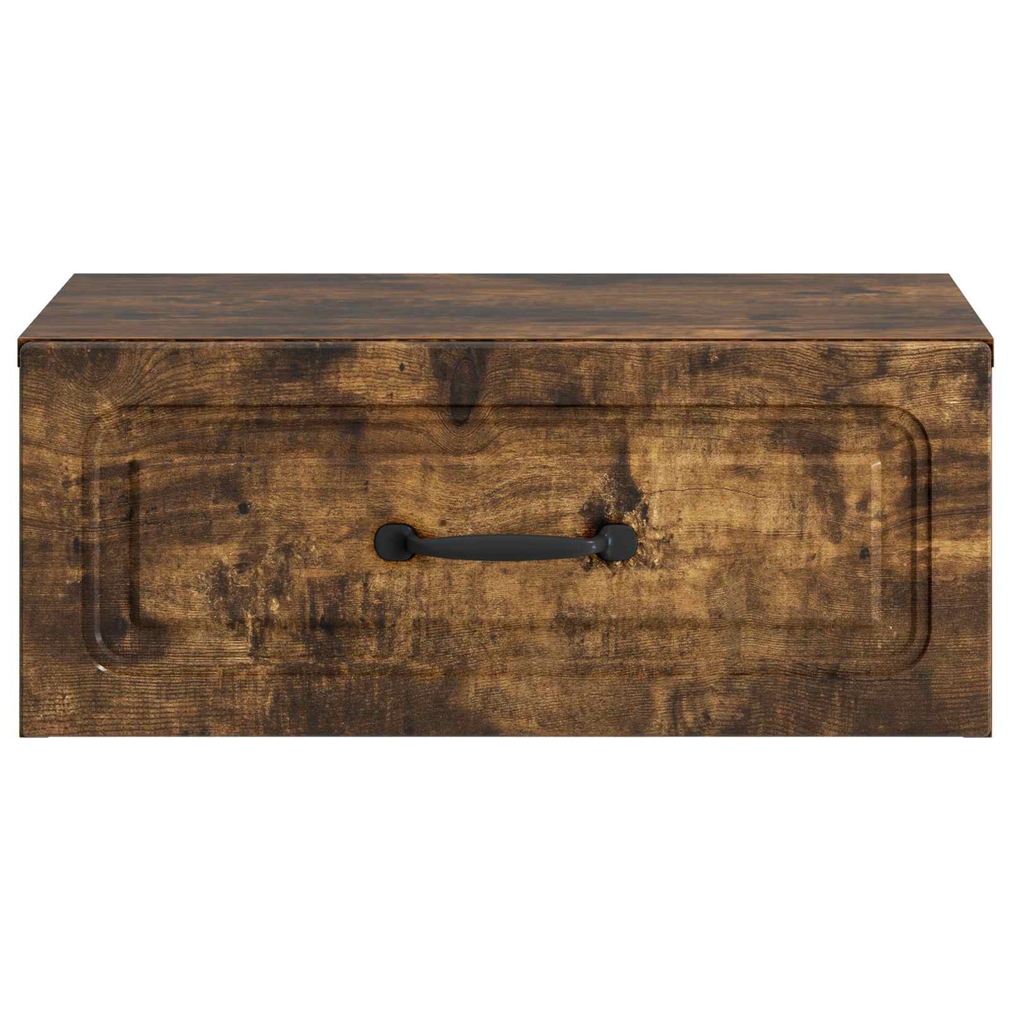 Wall-Mounted Bedside Cabinet 2 pcs Smoked Oak 49 x 34.5 x 20 cm