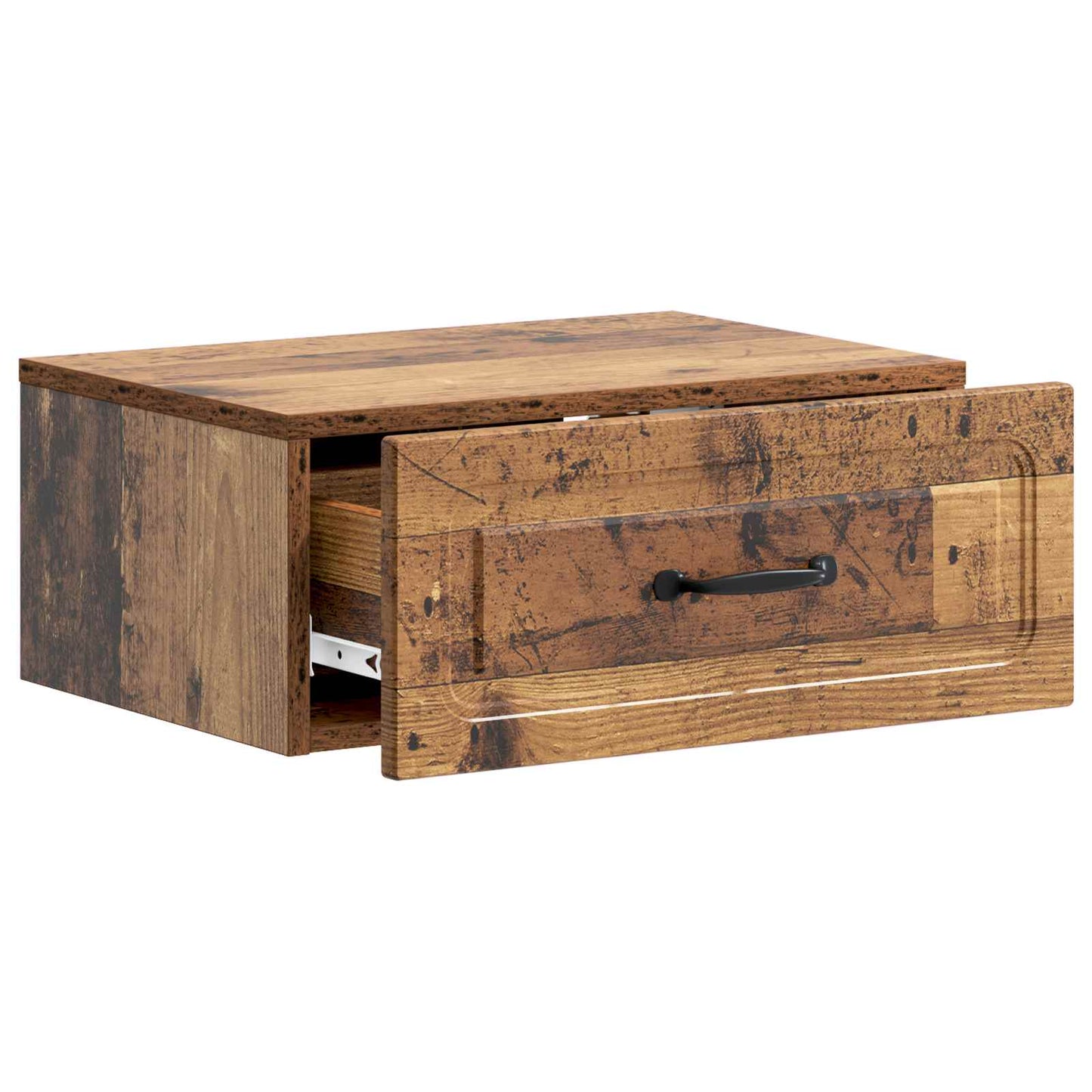 Wall-Mounted Bedside Cabinet 2 pcs Old Wood 49 x 34.5 x 20 cm