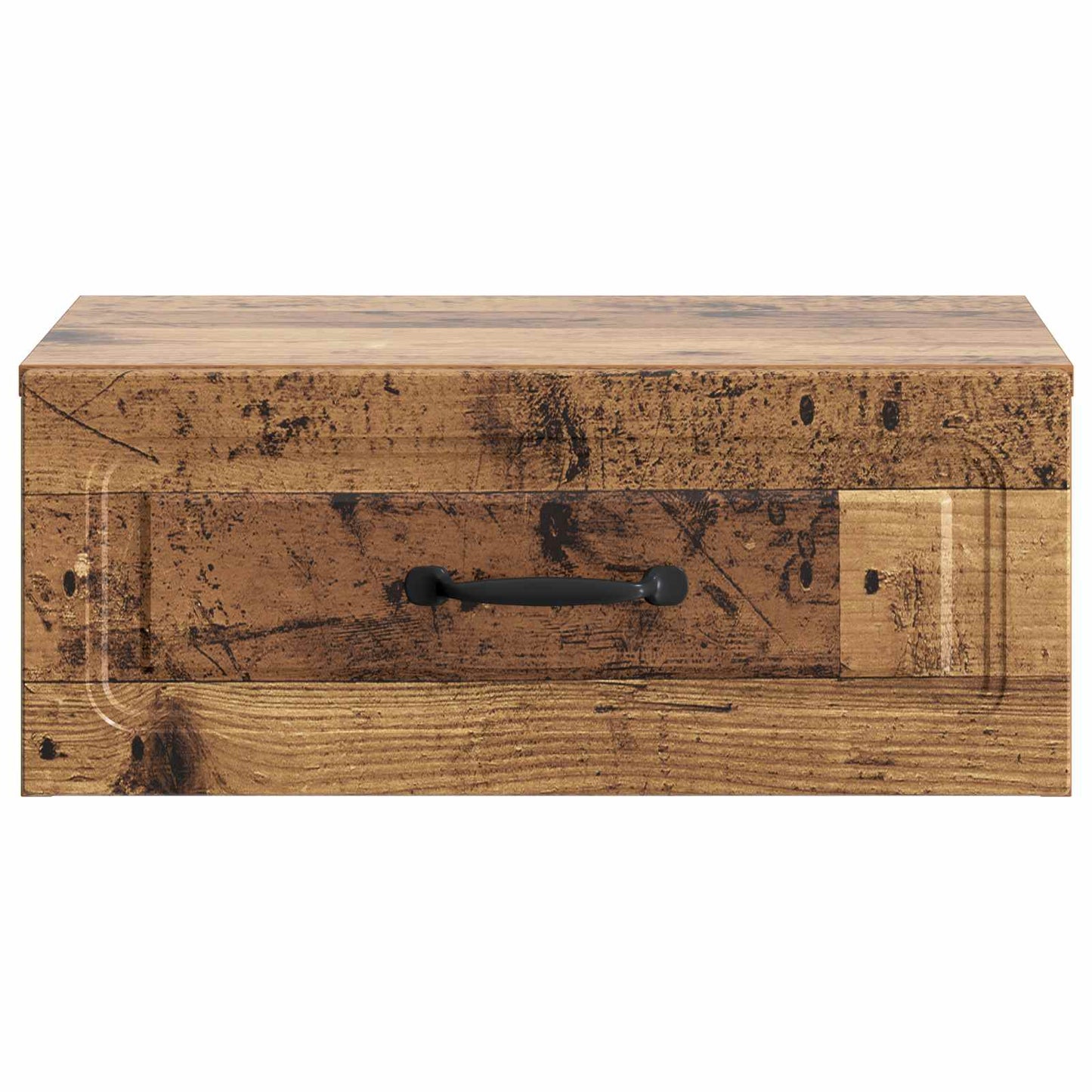 Wall-Mounted Bedside Cabinet 2 pcs Old Wood 49 x 34.5 x 20 cm