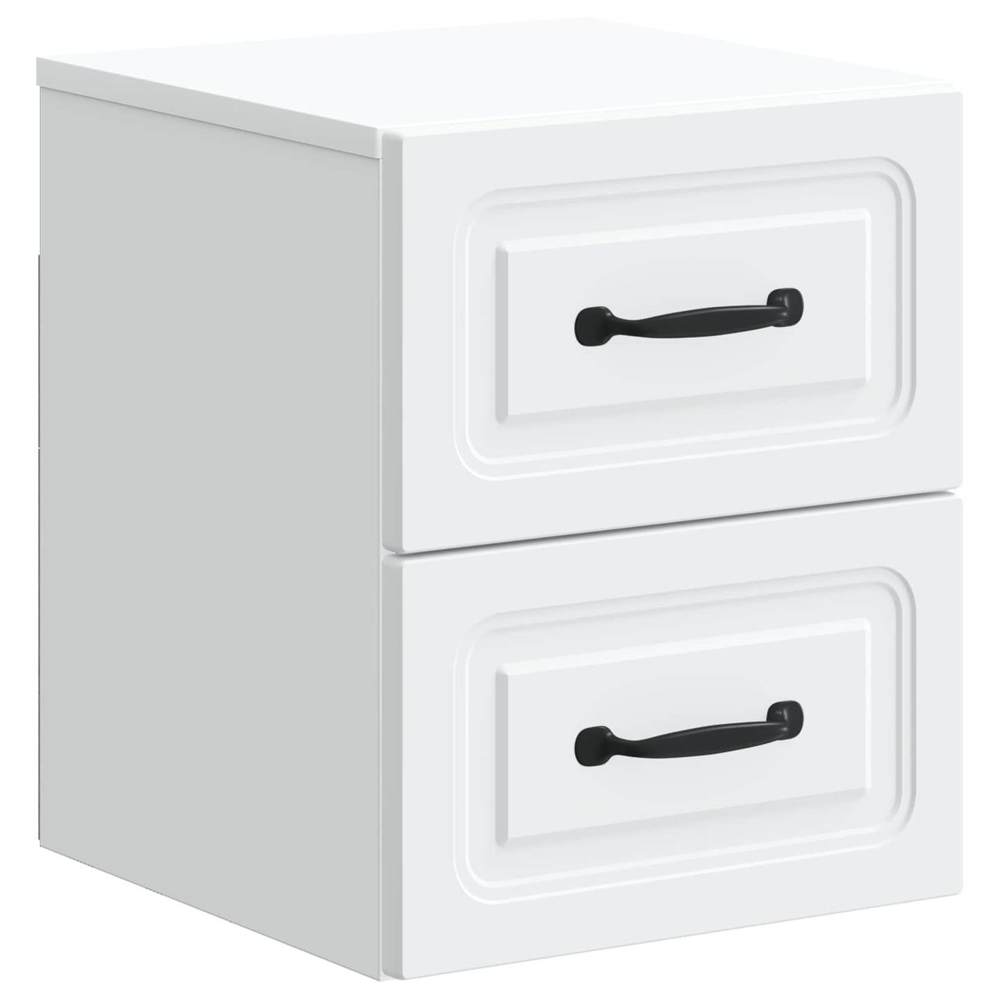 Wall-Mounted Bedside Cabinet 2 pcs White 34.5 x 33 x 40 cm
