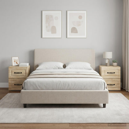 Wall-Mounted Bedside Cabinet 2 pcs Sonoma Oak 34.5 x 33 x 40 cm
