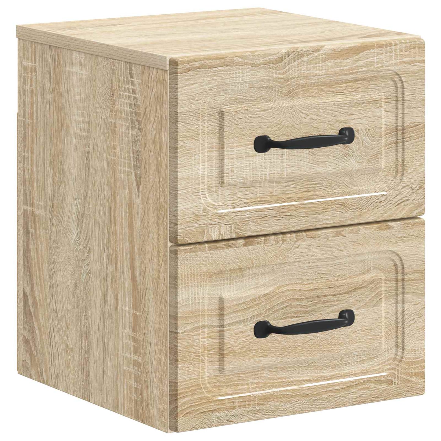 Wall-Mounted Bedside Cabinet 2 pcs Sonoma Oak 34.5 x 33 x 40 cm