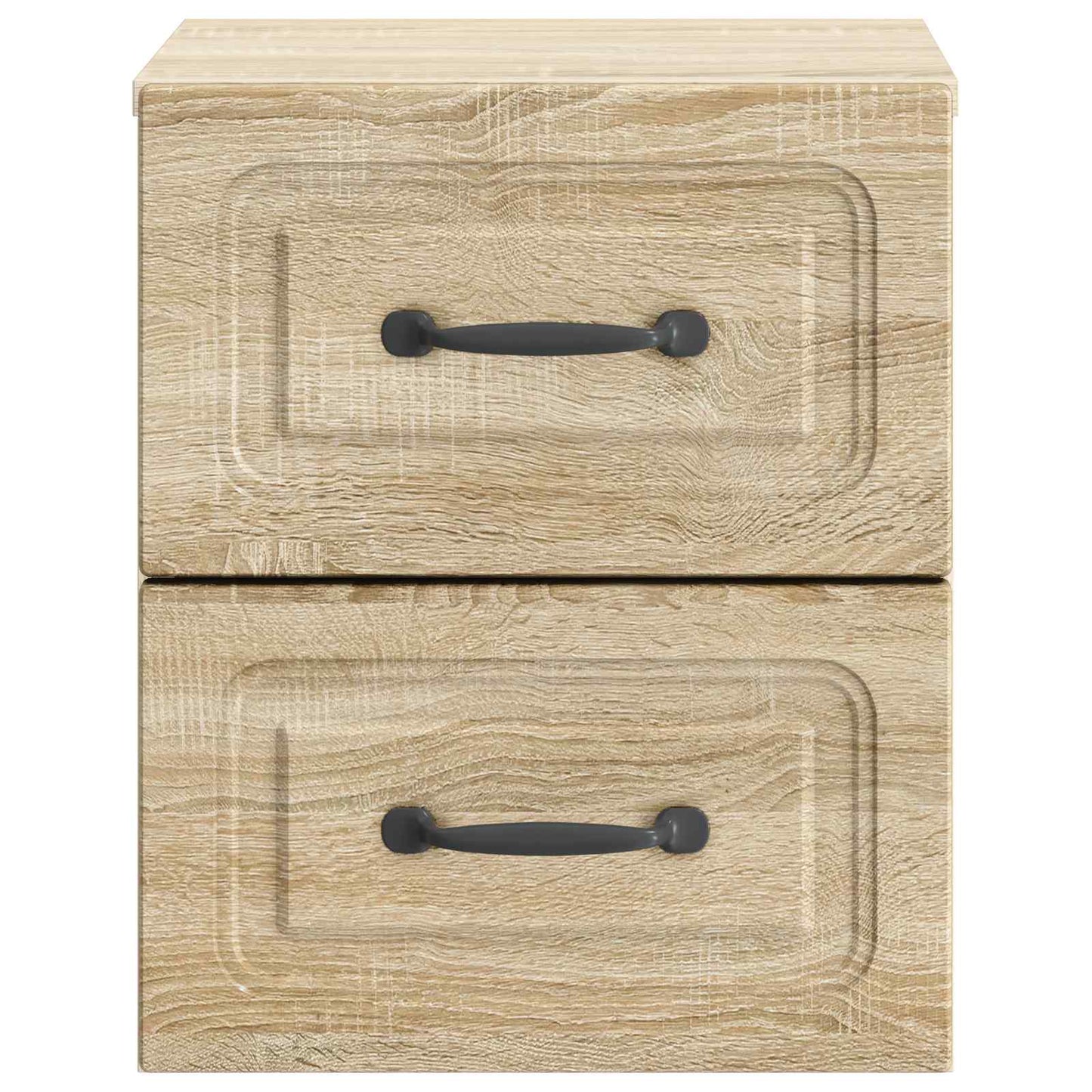 Wall-Mounted Bedside Cabinet 2 pcs Sonoma Oak 34.5 x 33 x 40 cm