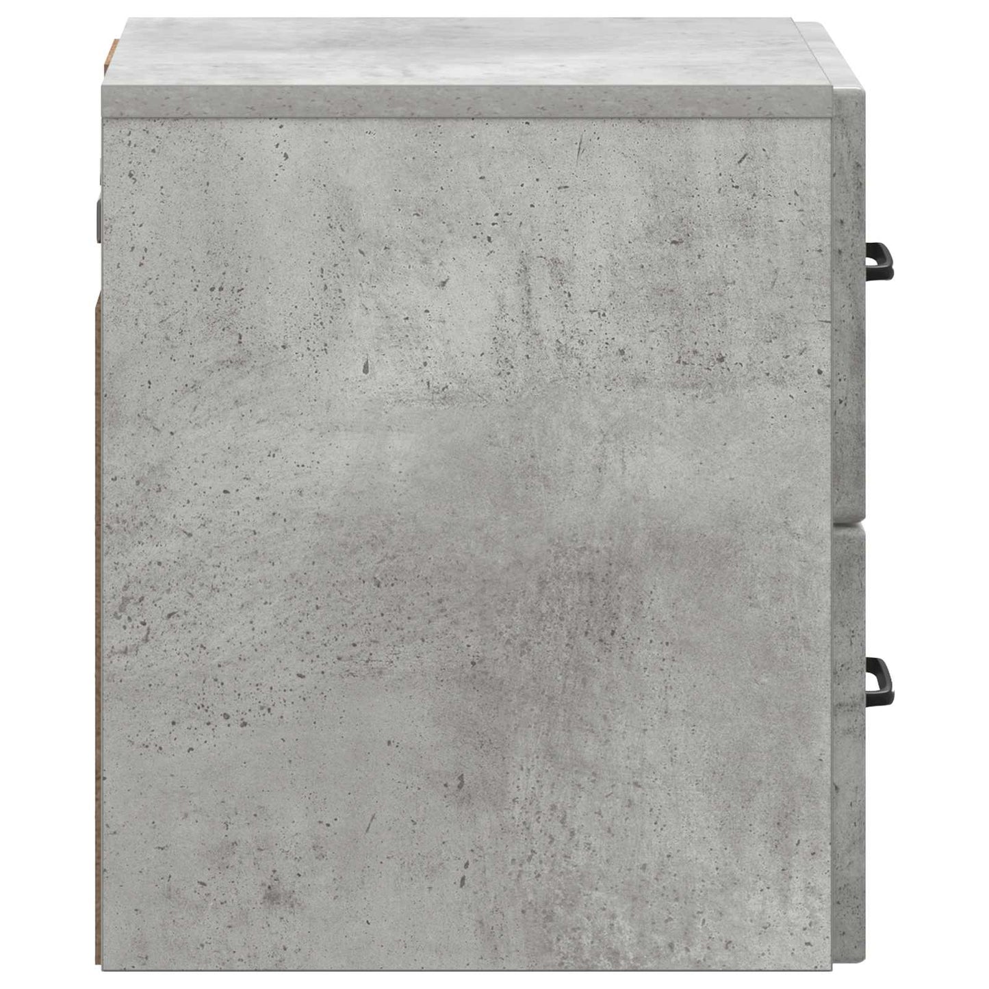 Wall-Mounted Bedside Cabinet Concrete Grey 34.5 x 33 x 40 cm