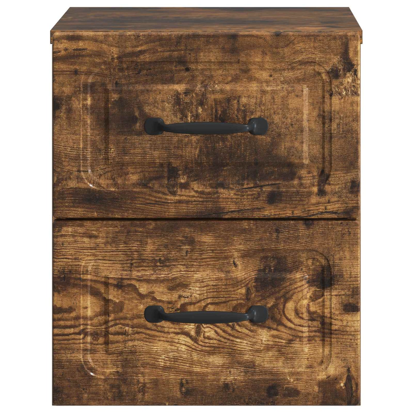 Wall-Mounted Bedside Cabinet Smoked Oak 34.5 x 33 x 40 cm