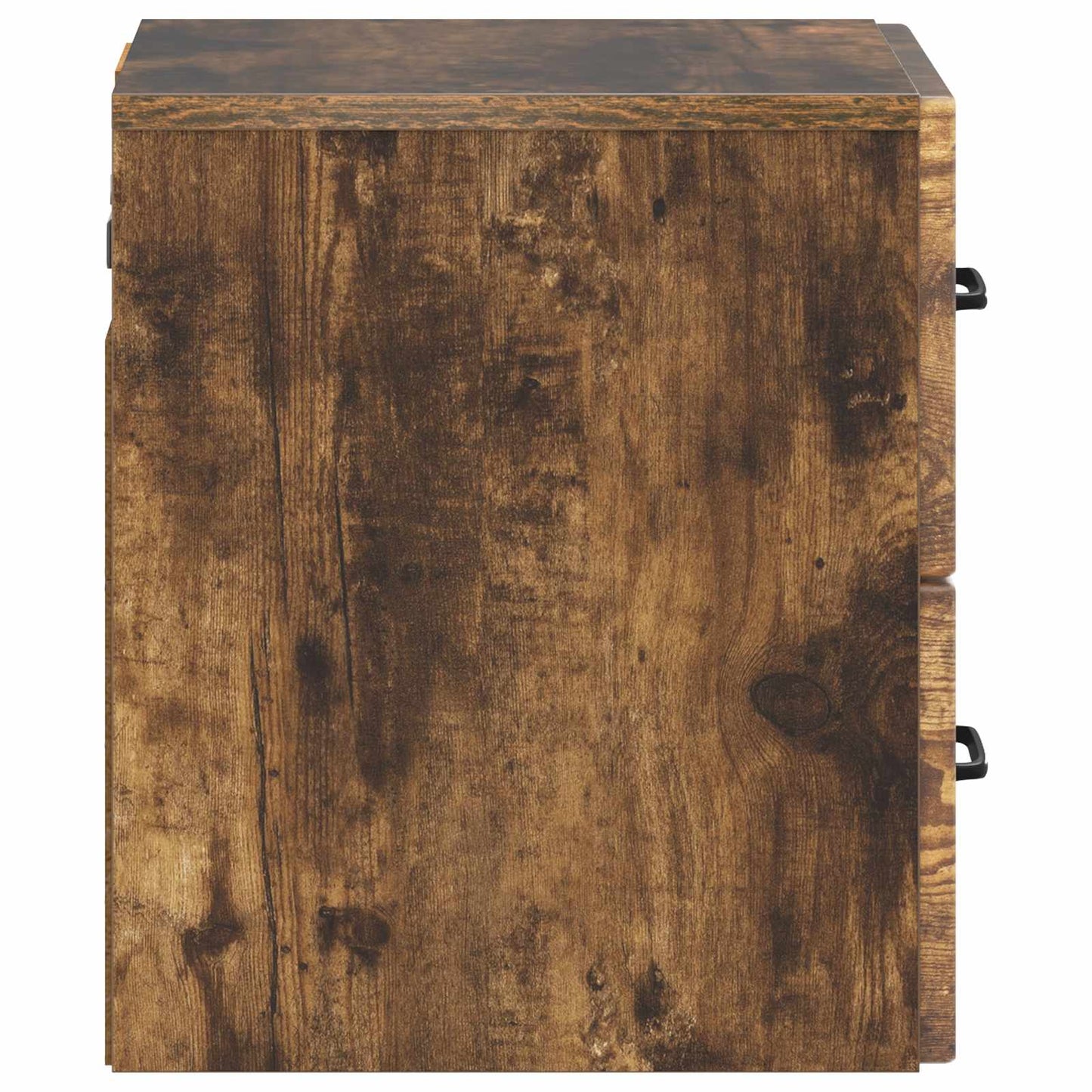 Wall-Mounted Bedside Cabinet Smoked Oak 34.5 x 33 x 40 cm