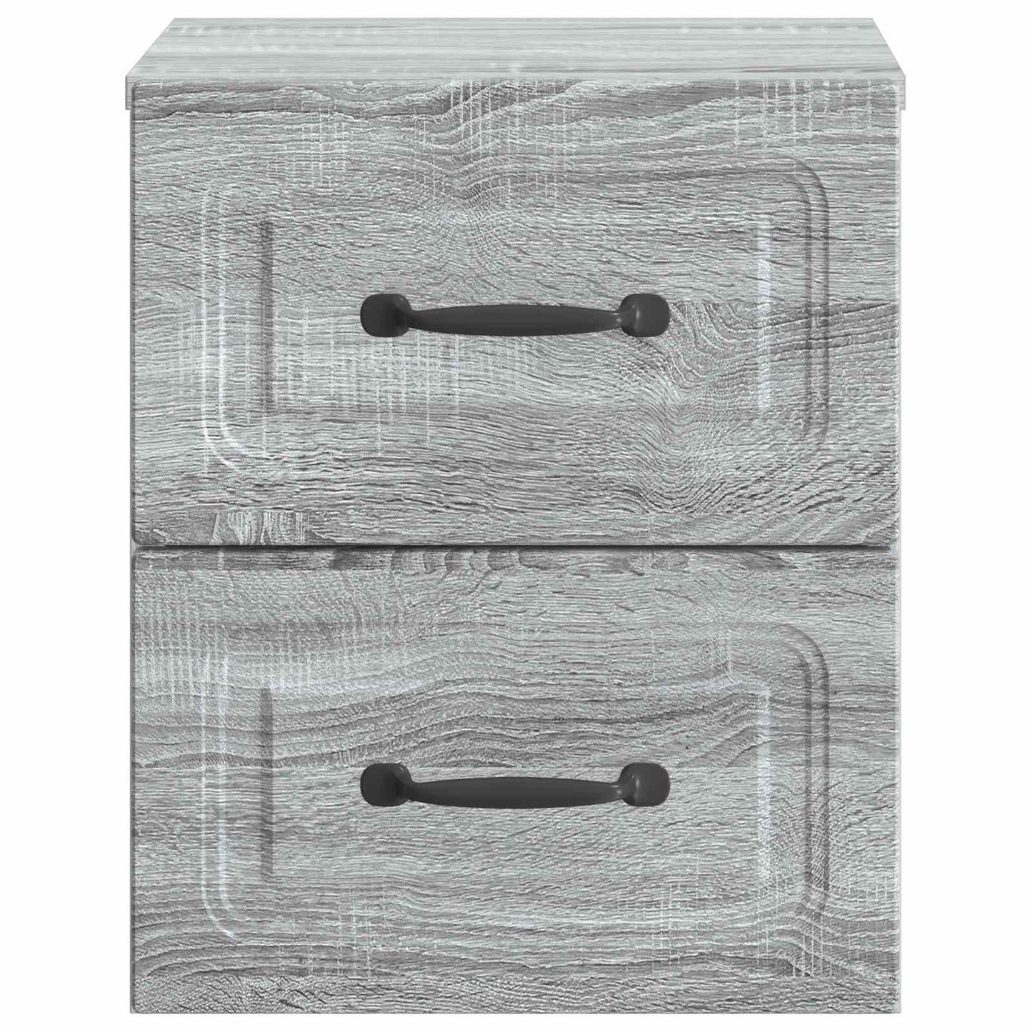 Wall-Mounted Bedside Cabinet 2 pcs Grey Sonoma