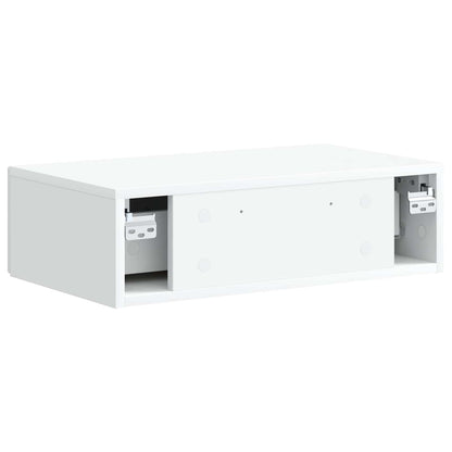 Wall-Mounted Side Table White 59 x 34.5 x 17 cm Engineered Wood