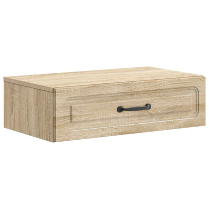 Wall-Mounted Side Table Sonoma Oak 59 x 34.5 x 17 cm