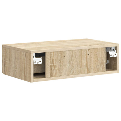 Wall-Mounted Side Table Sonoma Oak 59 x 34.5 x 17 cm