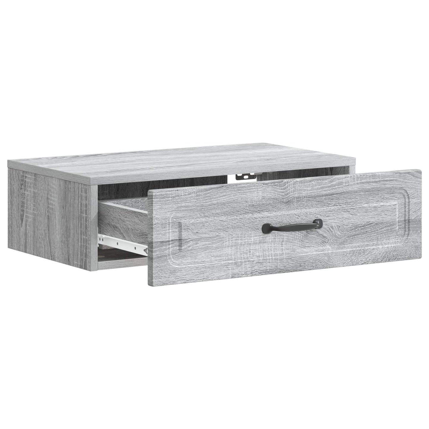 Wall-Mounted Side Table Grey Sonoma 59 x 34.5 x 17 cm