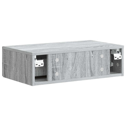 Wall-Mounted Side Table Grey Sonoma 59 x 34.5 x 17 cm