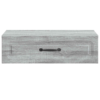 Wall-Mounted Side Table Grey Sonoma 59 x 34.5 x 17 cm