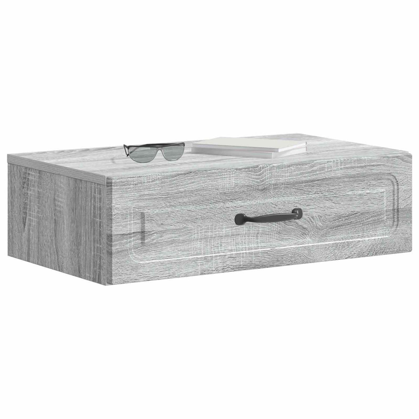 Wall-Mounted Side Table Grey Sonoma 59 x 34.5 x 17 cm