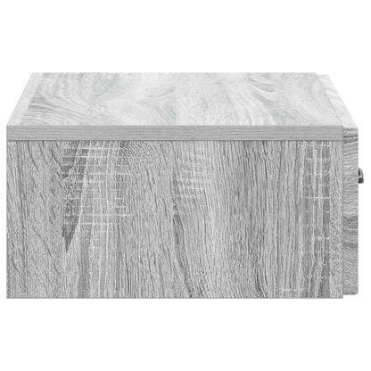 Wall-Mounted Side Table Grey Sonoma 59 x 34.5 x 17 cm