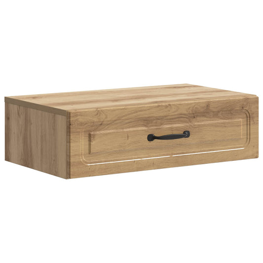 Wall-Mounted Side Table Artisan Oak 59 x 34.5 x 17 cm
