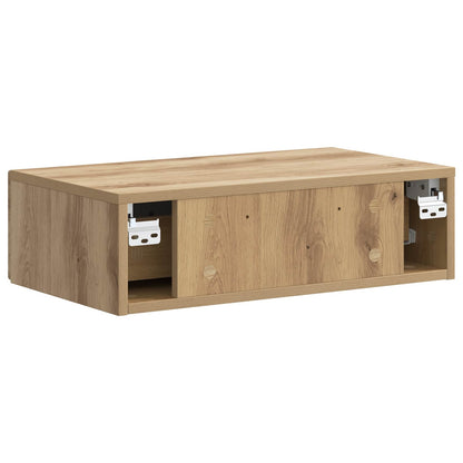 Wall-Mounted Side Table 59 x 34.5 x 17 cm Engineered Wood