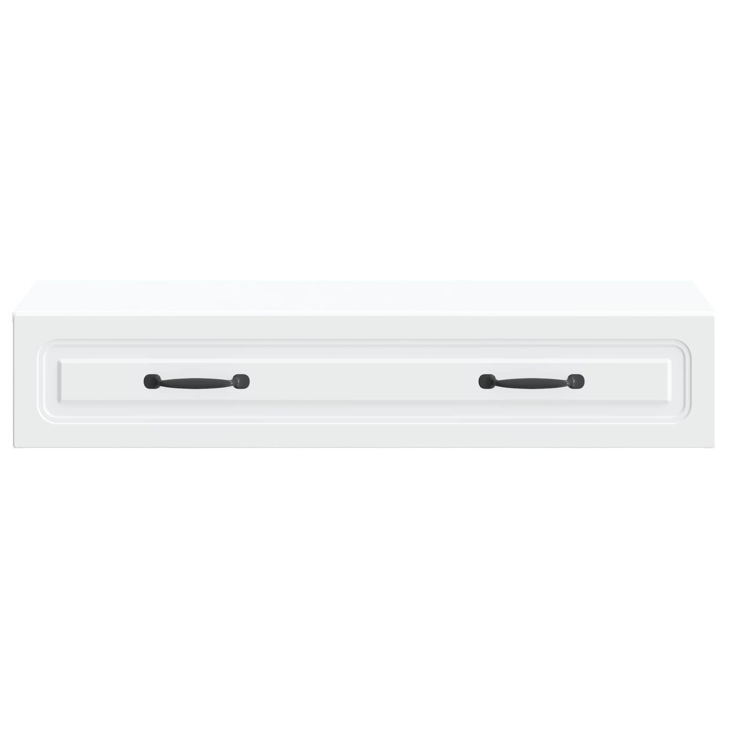 Wall-Mounted Side Table Wall-mounted White 87.5 x 34.5 x 17 cm