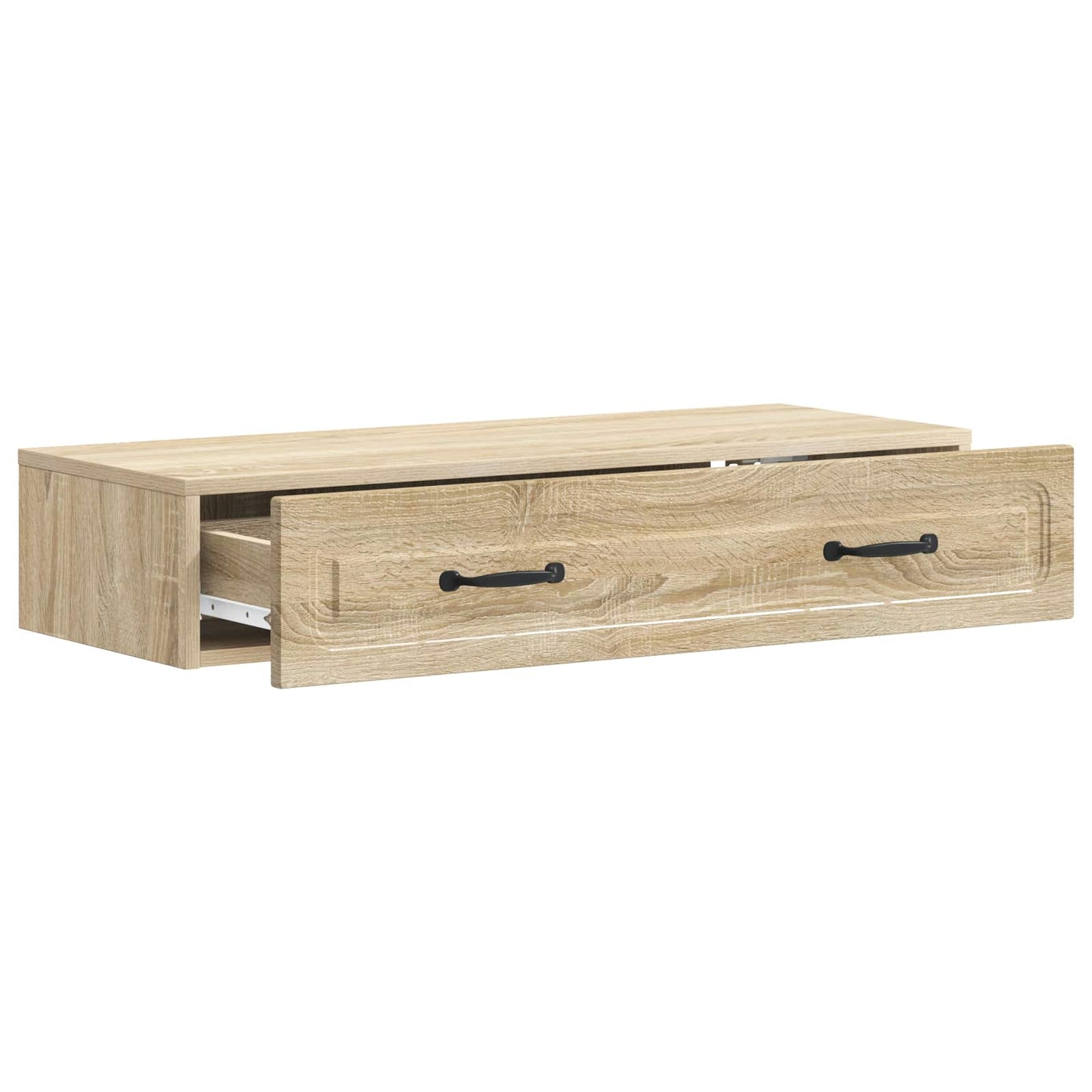 Wall-Mounted Side Table Sonoma Oak 87.5 x 34.5 x 17 cm