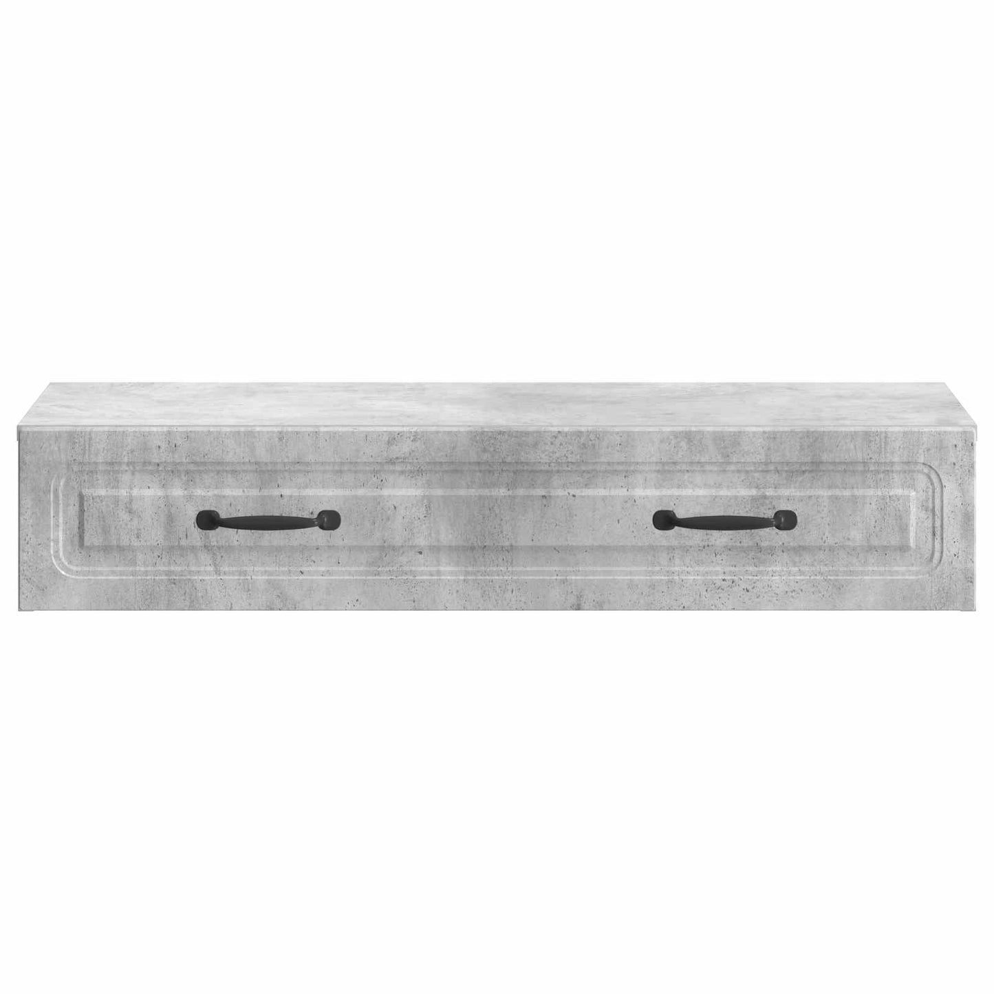 Wall-Mounted Side Table Concrete Grey 87.5 x 34.5 x 17 cm