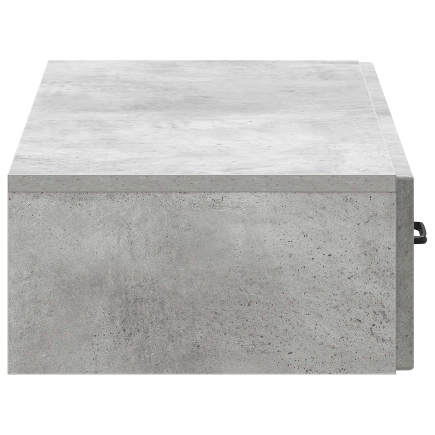 Wall-Mounted Side Table Concrete Grey 87.5 x 34.5 x 17 cm