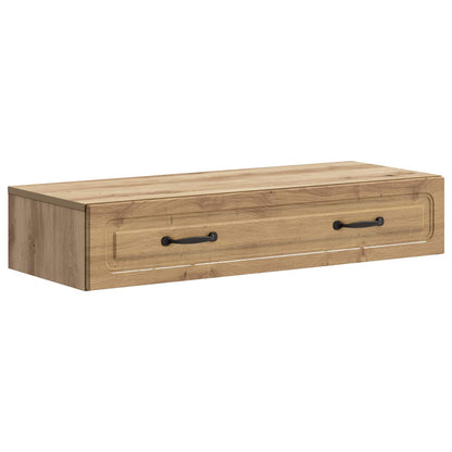 Wall-Mounted Side Table Artisan Oak 87.5 x 34.5 x 17 cm